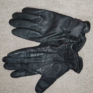 Wilson leather riding motorcycle gloves small